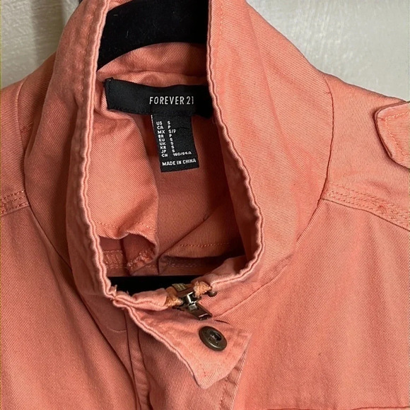 Forever 21 Studded Utility Jacket Size S - Picture 4 of 6